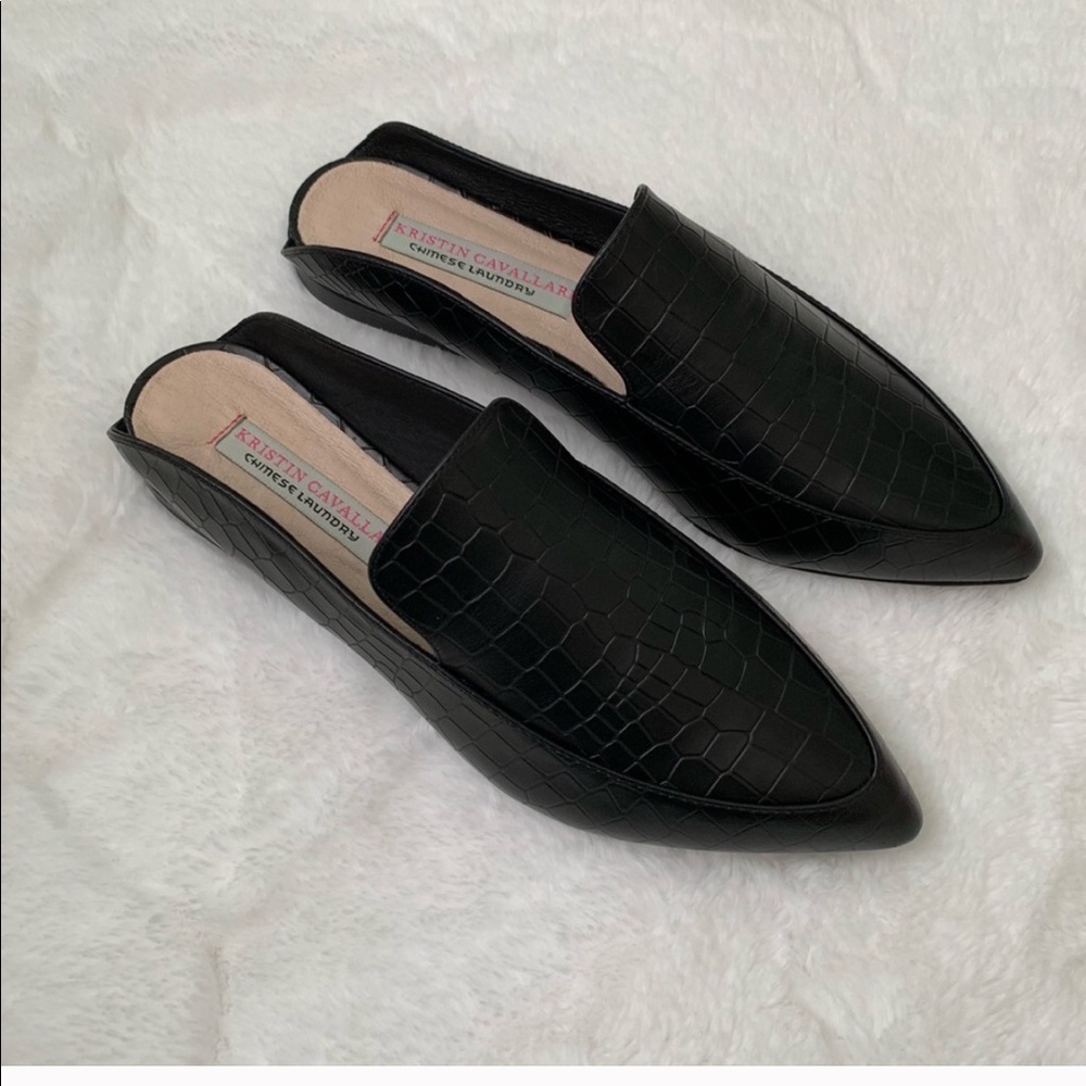 Kristen Cavallari for Chinese Laundry Black Mules